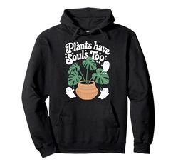 Cute Ghost Plant Kawaii Aesthetic Cottagecore Pullover Hoodie