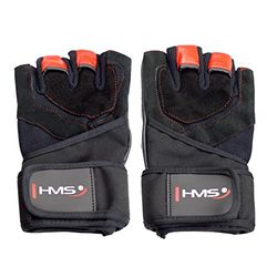 HMS 5907695523171 Unisex fitnesshandskar för män, röd, en storlek