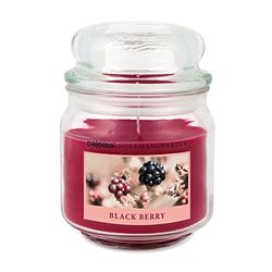 Pajoma geurkaars 'Black Berry' Sweet Christmas Edition in bonbonglas, 248 g, premium kaars om af te sluiten, voor ongeveer 55 uur, kaars perfect voor Kerstmis