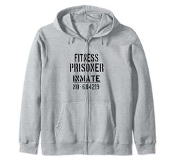 Idea per personal trainer/personal trainer "Fitness Prisoner" Felpa con Cappuccio