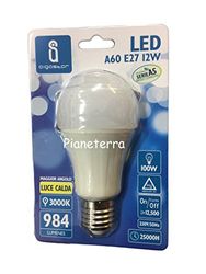 Aigostar 177850 - Lampadina a LED A60, da 12 W, attacco a vite grande, luce calda