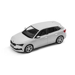 Skoda 657099300S9R Modellino Auto Scala Scala 1:43 Miniatura Modello Bianco