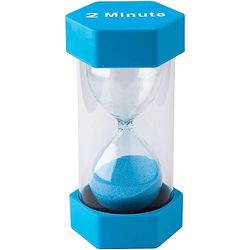 Teacher Created Resources 2 Minute Sand Timer, Blue