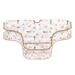 Lässig Baby slabbetjes set lange mouwen 2 stuks om te binden/lange mouw Bib Little Mateys spicy Oranje Eén maat