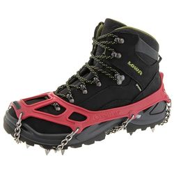 Kahtoola Microspikes Rood, X-Large: wintertractieschoenplaat, wandelen, trailrunning, ijsvissen