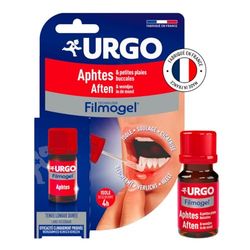 Urgo - Filmogel Aphtes - Spatule - Traitement des aphtes et des petites plaies buccales - 6ml