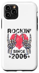 Custodia per iPhone 11 Pro Rockin dal 2006 Rock&Roll Compleanno Retro Rock And Roll