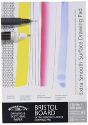 Winsor&Newton - Carta Bristol A5 15,0 X 21,0 cm - Blocco 20 Fogli