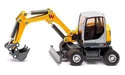 SIKU 3560 Super Other License Wacker Neuson EW65 Mobile excavator, yellow
