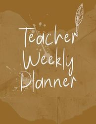 Teacher Weekly planner 2025