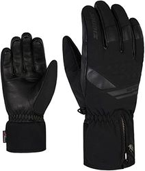 Ziener Goman, guanti da sci da uomo, impermeabili, Primaloft, nero, 8