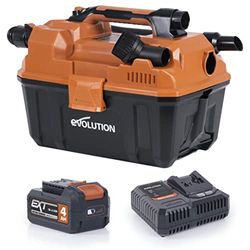 Evolution draadloze R11VAC-Li natte en droge werkplaatsstofzuiger 18v Li-Ion EXT