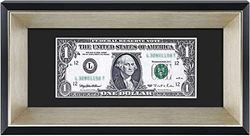 L'Espace Framework Art Deco Mat - First Dollar - Licence Stand - Foot - Saw Tooth Hangers - Wall Mount - Landscape Portrait - Glass 4x9 Black/Silver