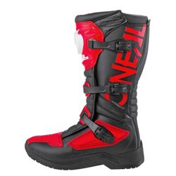 O'NEAL | Motocross-Stiefel | Motorrad Enduro | Innerer Knöchel-, Fuß, und Schaltzonenschutz, Perforiertes Innenfutter, hochwertiger Mikrofaser | Boots RSX | Erwachsene | Rot | Größe 43