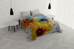 Italian Bed Linen Couette d'été avec Impression numérique rêve d'auteur, Microfibre, SD-10, lit Double