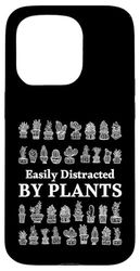 Facilmente distratto da piante amanti delle piante divertente giardiniere Custodia per iPhone 15 Pro