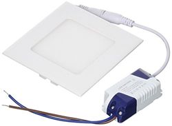 Cablematic - 117 mm 4W vierkant downlight LED-paneel warm wit