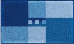 Tappetino da bagno MERKUR 65x115 cm blu