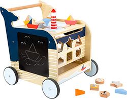 Small Foot Baby Whale Walker Activity Center Designed for Children Ages 12+ Months Juguetes, Multicolor, 15.4 x 15.4 x 16.5 (11608)