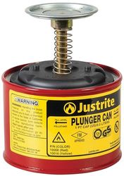 Justrite Récipient Humecteur Acier avec Dasher de 70mm, 0,5 L, Rouge