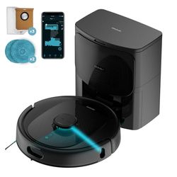 Cecotec Robot Aspirador y Friegasuelos con IA y Base de Autovaciado Conga 9990 AI Spin Revolution Ultra Power Home Essential. 10000Pa, Navegación Inteligente, Autonomía 240mins, Cepillo Silicona, App