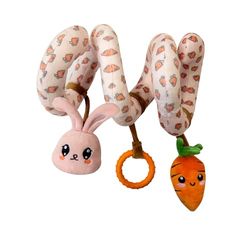 Croci Baby Tails - Jeu en Spirale pour Chiens de Style Lapin - pour Chiots et Chiens - Taille 30 cm