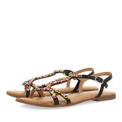 GIOSEPPO Lure, platte sandalen, dames, zwart, maat 40, Zwart, 40 EU