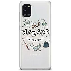 ERT GROUP mobiltelefonfodral för Samsung A31 originalt och officiellt licensierat Harry Potter mönster 242 optimalt anpassad till formen på mobiltelefonen, gedeeltelijk transparant