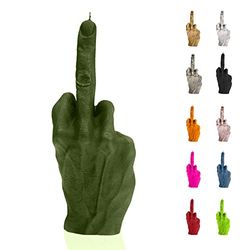 Candellana Middle Finger Candle - Middle Finger Figurine - Cool Deco - Gothic Deco - Grunge Deco Candle - Heavy Metal Deco - Grunge Room Decor - Office Gadgets - Candle Deco - Funny Candle Hand FCK
