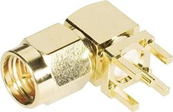 BKL Electronic 0409060 0409060 Connecteur SMA mâle, montage horizontal 50Ω 1 pièce.