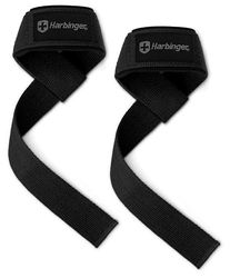 Harbinger Vadderade bomullslyftremmar 54,61 cm (21,5 tum), unisex, svart