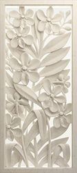 AG DESIGN FTN V 2952 3D Flower Basrelief Fleece Photo Wallpaper for Living Bedroom Dining Room Kitchen 90 x 202 cm, Multicoloured