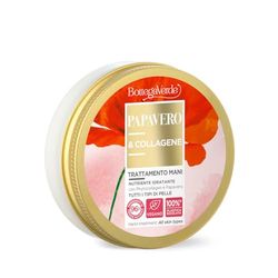 Bottega Verde - Papavero e Collagene, Crema Mani, 50 ml, con Phytocollagen ed Estratto di Papavero, Nutriente e Idratante, Dona Morbidezza e Protezione alle Mani, per Tutti i Tipi di Pelle