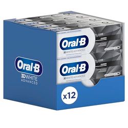 Oral-B 3D White Advanced Luxe Charbon Dentifrice 75 ml