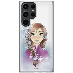 ERT GROUP mobile phone case for Samsung S23 ULTRA original and officially Licensed Disney pattern Anna 001 optimally adapted to the shape of the mobile phone, case made of TPU