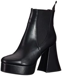 LAMODA Ribelle, Ankle Boot Donna, Nero PU, 38 EU