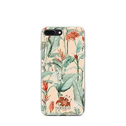 ERT GROUP mobiltelefonfodral för Iphone 7 PLUS/ 8 PLUS originalt och officiellt licensierat Babaco mönster Flowers 048 optimalt anpassad till formen på mobiltelefonen, fodral tillverkad av TPU-plast