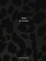 Aesthetic 2024 Planner: Leopard Print (Matte)