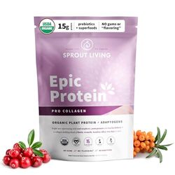 Sprout Living Epic Protein Pro Collagen, 364g