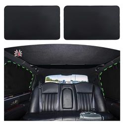 ZATOOTO Car Side Window Sunshades 2 pcs - Baby Back Side Window Sun Shade Magnetic Privacy Curtain Keeps Cooler for Kids Sleeping Sun UV Rays and Glare Protection for Your Child (WZ-Back)