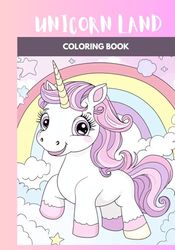 Unicornland: Coloring book for kids