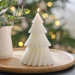Ginger Ray vit julgransformad ljus bordsskiva öppen spis dekoration