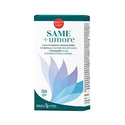 ERBA VITA Same + Umore integratore alimentare a base di estratti vegetali e vitamine che favoriscono il rilassamento e il benessere mentale - 30 Compresse