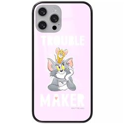 ERT GROUP mobiltelefonfodral för Apple Iphone 13 originalt och officiellt licensierat Tom & Jerry mönster Tom & Jerry 006 tillverkad av härdat glas, skyddsfodral