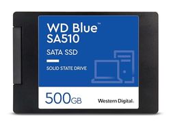 WD Blue SA510, 500 GB, 2.5" SATA SSD, fino a 560 MB/s, Include Acronis True Image per Western Digital, clonazione e migrazione del disco, backup completo e ripristino rapido, protezione da ransomware