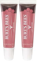 Burt's Bees 100% Natural Moisturizing Lip Shine, Blush - 1 Tube (Pack of 2)