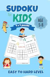 Sudoku For Kids: 4x4 puzzles | Ages 5-8 | Easy to Hard Level