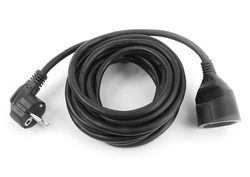 Verlengkabel - 5 m lengte, 3 stopcontacten, kabel van 2,5 mm², gemaakt van robuust materiaal, ideaal voor gebruik binnenshuis