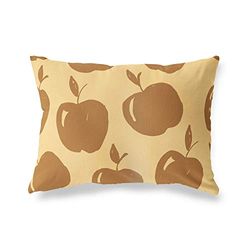 BonaMaison Fundas para Cojínes, Tonos Marrones Funda de Almohada para Sofá Coche Silla Oficina Cama Decorativa Moderna Decoración del Hogar, 35x50 Cm - Diseñado y Fabricado en Turquía