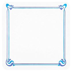 García de pou Dessous De Verre ''Maxim'' 210 G/M2 8,5X8,5 Cm Bleu Ciel Carton - 6000 unités